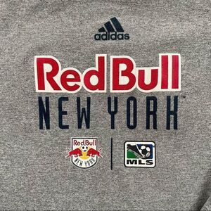 Adidas Red Bull Soccer MLS Climalite Long Sleeve Tshirt L